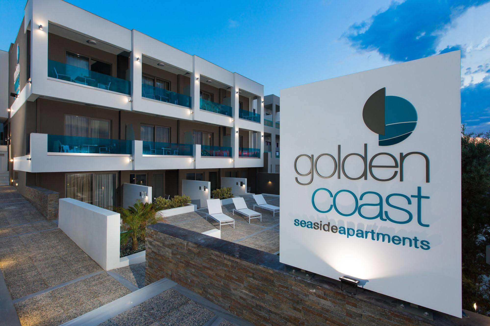 Golden Coast Seaside Apartments Rethymno  Bagian luar foto
